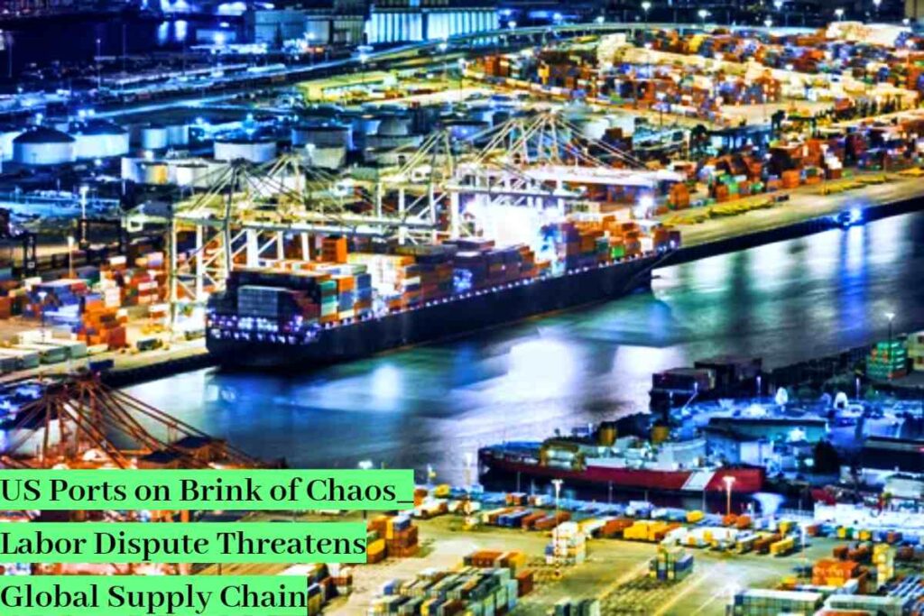 US Ports on Brink of Chaos_ Labor Dispute Threatens Global Supply Chain